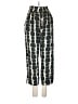 Philosophy 100% Viscose Print Black Casual Pants Size S - photo 1