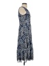T Tahari Paisley Blue Casual Dress Size XS - photo 4