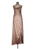 DB Studio Metallic Tan Cocktail Dress Size 12 - photo 1