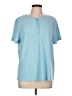 Blair Blue Short Sleeve Top Size L - photo 1