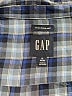 Gap Plaid Blue Long Sleeve Button-Down Shirt Size Med Petite - photo 7