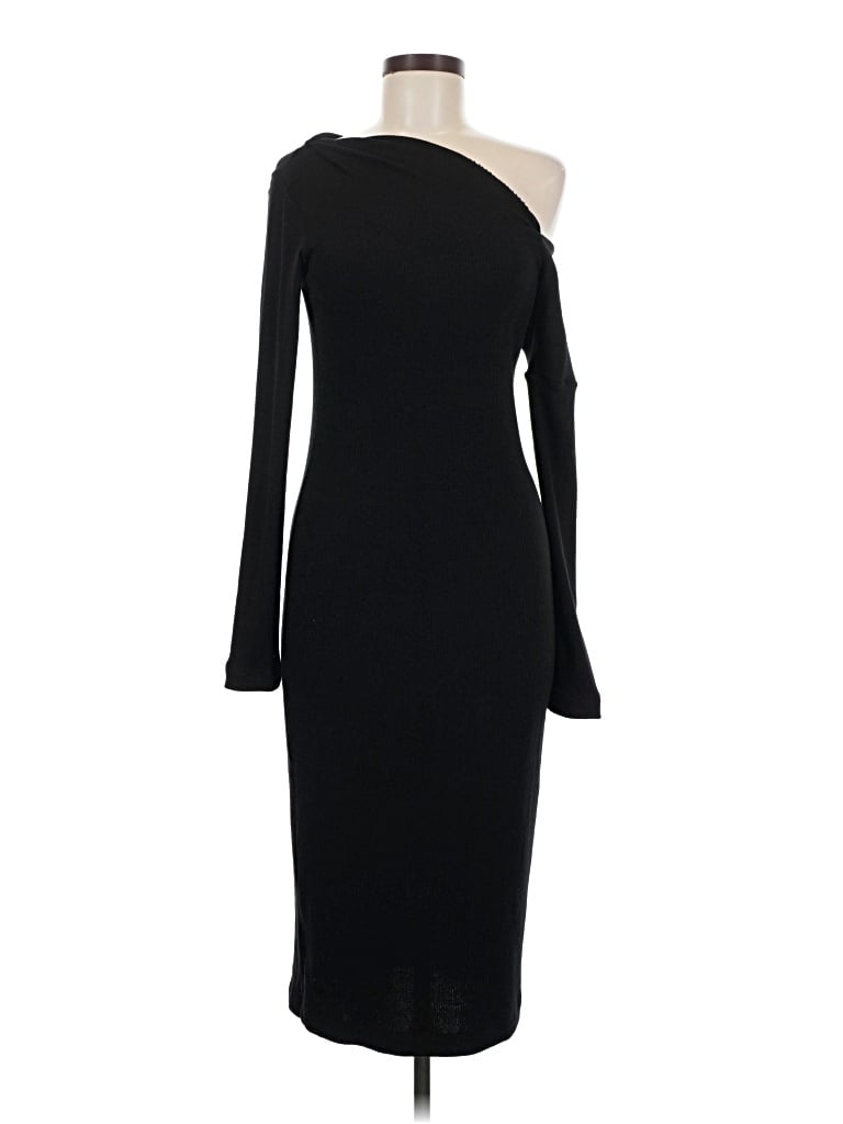 Pre-owned Enza Costa Cocktail Dress In Black