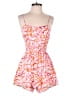 Pink Lily Floral Orange Romper Size S - photo 1