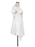 WeWoreWhat 100% Cotton Polka Dots White Cocktail Dress Size 14 - photo 4