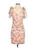 Guess Floral Pink Cocktail Dress Size 8 - photo 1