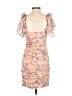 Guess Floral Pink Cocktail Dress Size 8 - photo 2