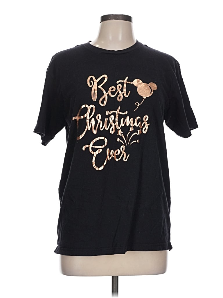Pre-owned Next Level Apparel Short Sleeve T-shirt In Black