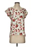 Pink Republic 100% Polyester Pink Short Sleeve Blouse Size S - photo 1