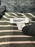 Westport Stripes Gray Short Sleeve Top Size 1X - photo 7