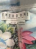 Theodore 100% Cotton Tropical Blue Casual Pants Size L - photo 7