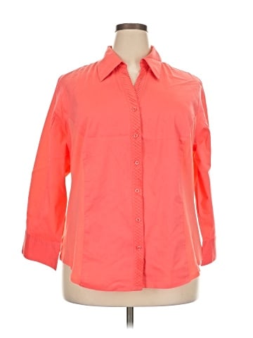 Zac & Rachel 3/4 Sleeve Button-Down Shirt (view 1)