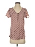 Tempted Stars Pink Short Sleeve Top Size S - photo 1