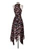 A.L.C. 100% Silk Floral Black Cocktail Dress Size 0 - photo 2