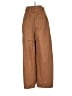 EXQUISE 100% Cotton Solid Brown Khakis Size S - photo 2