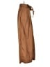 EXQUISE 100% Cotton Solid Brown Khakis Size S - photo 4