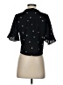 E&M Collection Black Short Sleeve Blouse Size S - photo 2