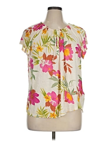 Chaps Short Sleeve Blouse (view 1)