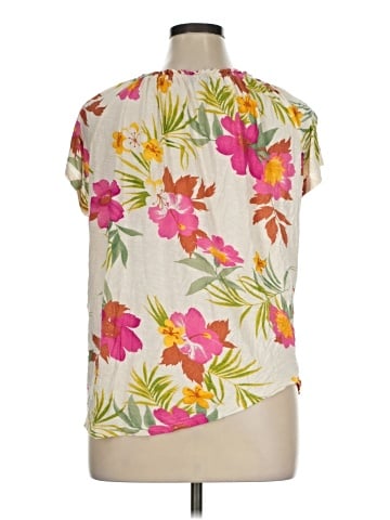 Chaps Short Sleeve Blouse (view 2)