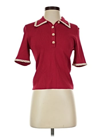 Alexia Admor Short Sleeve Polo (view 1)
