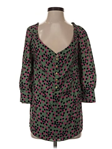 Juicy Couture 3/4 Sleeve Silk Top (view 1)