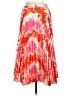 DELFI COLLECTIVE 100% Polyester Print Red Casual Skirt Size L - photo 2