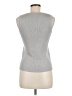 Casual Corner Silver Sleeveless Top Size M - photo 2