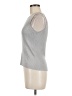 Casual Corner Silver Sleeveless Top Size M - photo 5