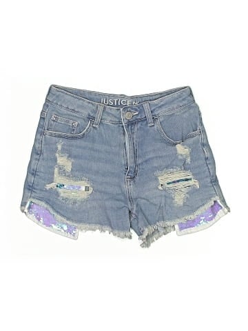 Justice Denim Shorts (view 1)