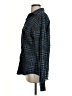 True Craft 100% Cotton Plaid Teal Long Sleeve Button-Down Shirt Size S - photo 5