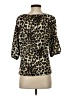 Unbranded Brown 3/4 Sleeve Blouse Size S - photo 2
