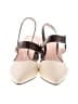 Unbranded Color Block Ivory Heels Size EU 38 1/2 - photo 2