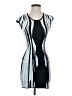 Parker Graphic Silver Cocktail Dress Size S - photo 1