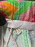 Amiani Tropical Green Shorts Size S - photo 3