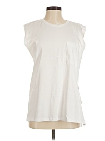 Zara W&B Collection Sleeveless Blouse (view 1)
