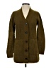Everlane Solid Green Brown Wool Cardigan Size XXS - photo 1