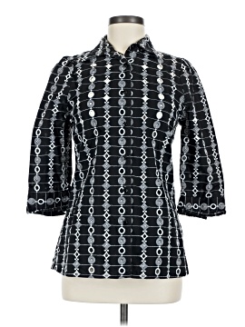 Assorted Brands 3/4 Sleeve Button Down Shirt