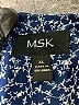 MSK Paisley Blue Casual Dress Size XL - photo 7