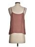 Unbranded 100% Silk Brown Sleeveless Silk Top Size P (petite) - photo 2