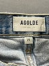 AGOLDE Hearts Blue Denim Shorts Size 24 waist - photo 3