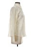 Boden 100% Silk Color Block Ivory Long Sleeve Silk Top Size 4 - photo 4