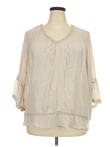 New Directions 3/4 Sleeve Blouse (view 1)