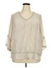 New Directions Tan 3/4 Sleeve Blouse Size 2X - photo 1