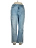 Good American 100% Cotton Stars Blue Jeans Size 14 - photo 1