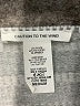 Caution to the Wind Gray Short Sleeve Top Size M - photo 4