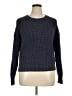 Old Navy 100% Cotton Houndstooth Blue Pullover Sweater Size L - photo 1