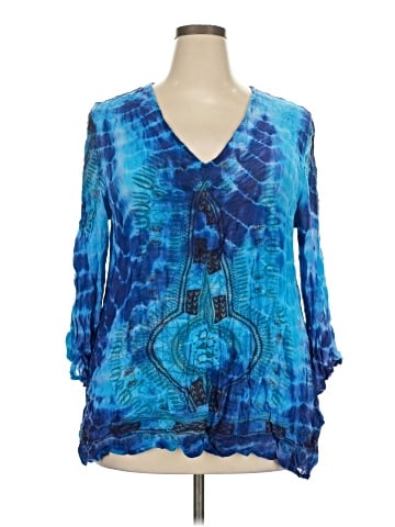 GreaterGood 3/4 Sleeve Blouse (view 1)