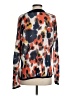 J.Crew 100% Linen Print Orange Cardigan Size S - photo 2