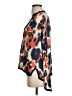 J.Crew 100% Linen Print Orange Cardigan Size S - photo 5