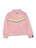 Nike 100% Polyester Pink Track Jacket Size 2 - 3 - photo 1