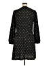 Ann Taylor LOFT 100% Polyester Polka Dots Black Casual Dress Size 14 - photo 2